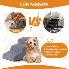 Ahpmeoa dog stairs removable washable cover simplifies cleaning after adventure