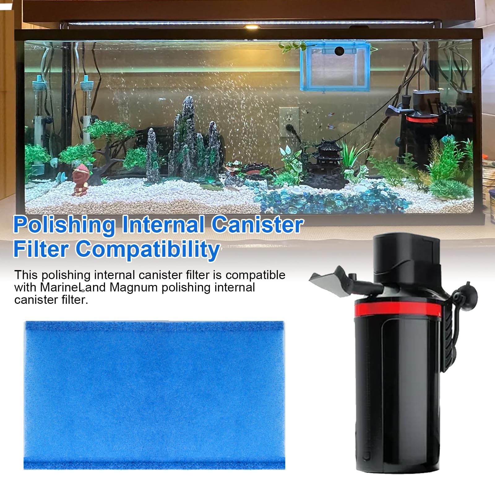 Ahuliao MarineLand ML90769 compatible filter image — reliable polishing performance.