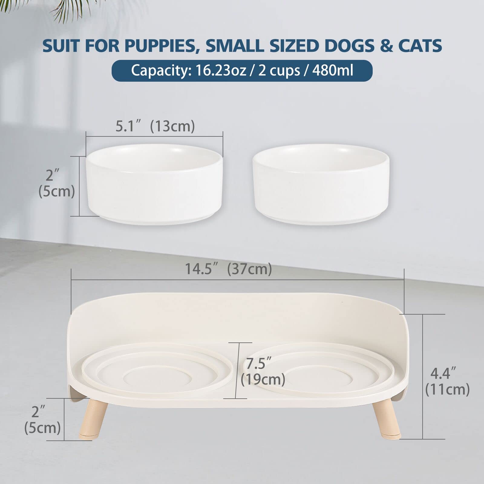 AHX ceramic bowls are lead- and cadmium-free, odorless, and safe for pets.