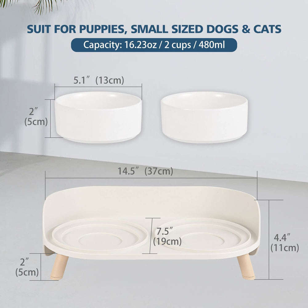 AHX ceramic bowls are lead- and cadmium-free, odorless, and safe for pets.
