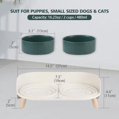 AHX ceramic food bowl 480ml for easy portion control and cleaning.