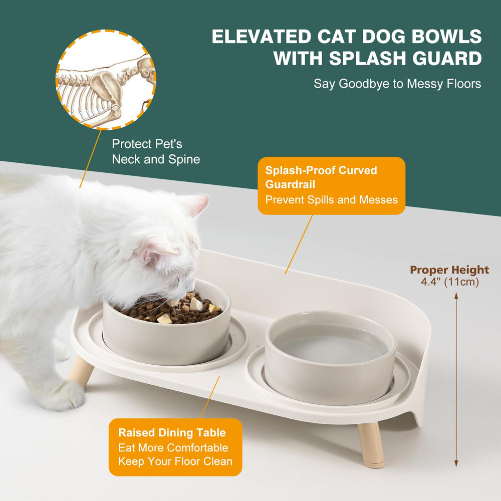 AHX ceramic water bowl 480ml stays hydrated during play and rest.