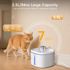 AIAUON fountain pump and filtration system preserves fresh water for pets