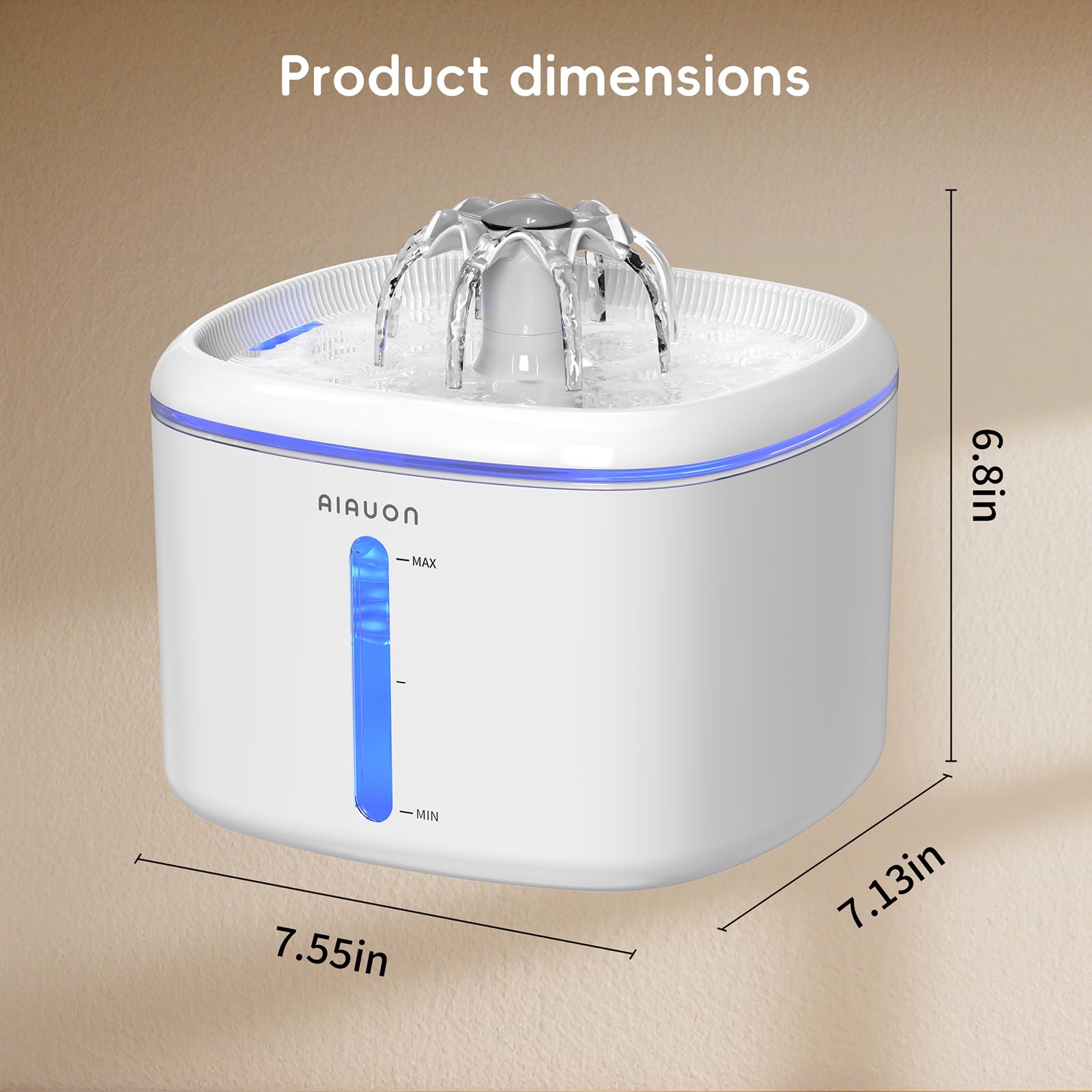 AIAUON ultra-quiet pump keeps background noise near silence