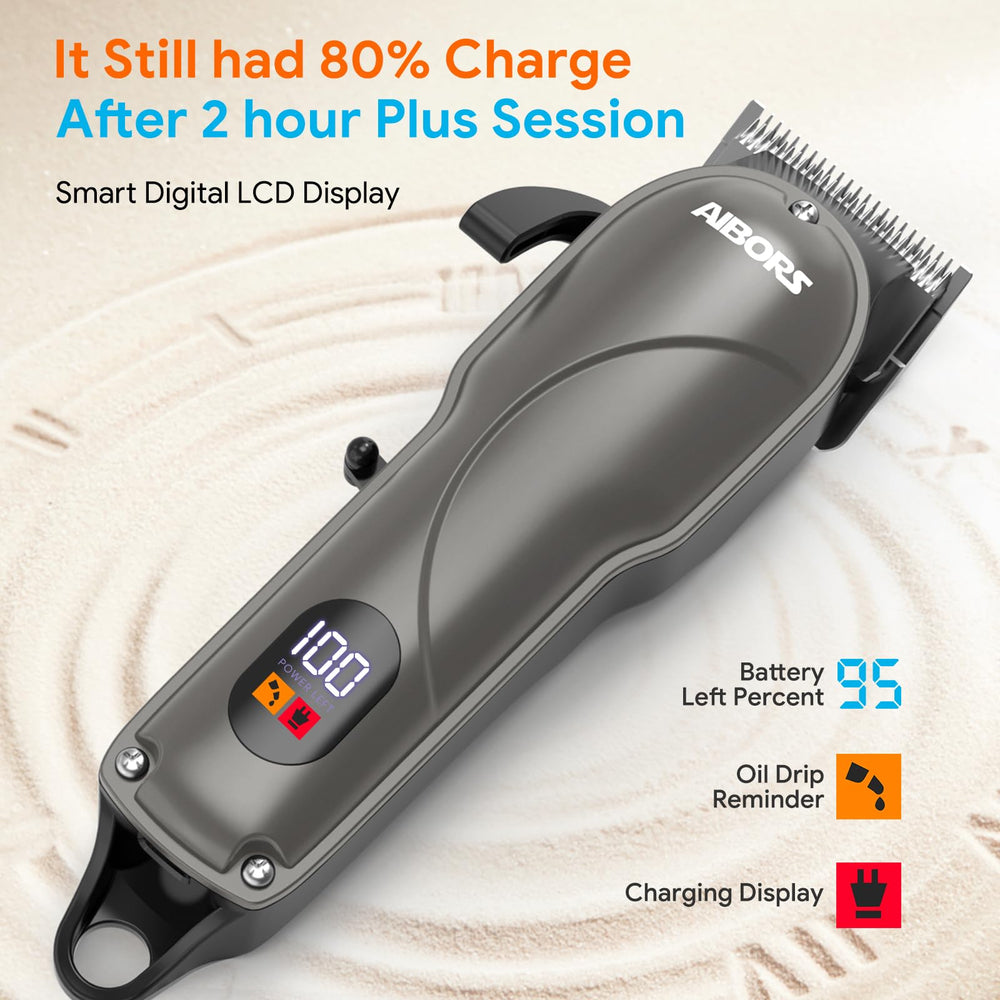 AIBORS ultra-quiet design keeps pets calm during grooming sessions.