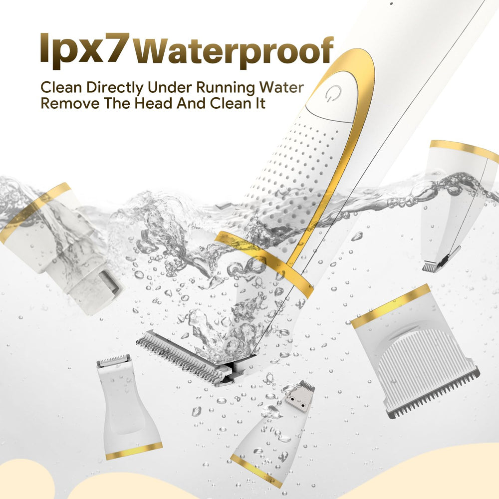AIBORS IPX7 waterproof feature shown for easy cleaning.