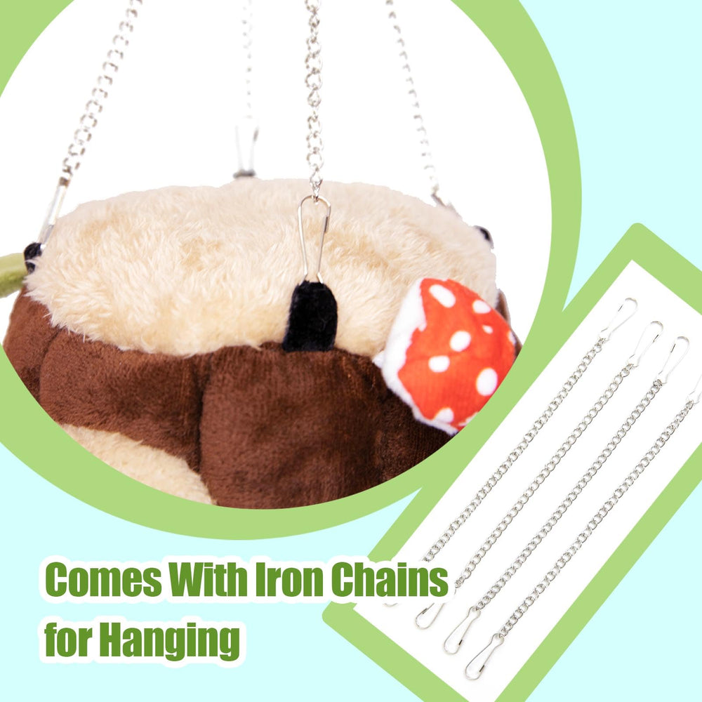 Aichillatum guinea pig hideout removable cushion enables easy cleaning.