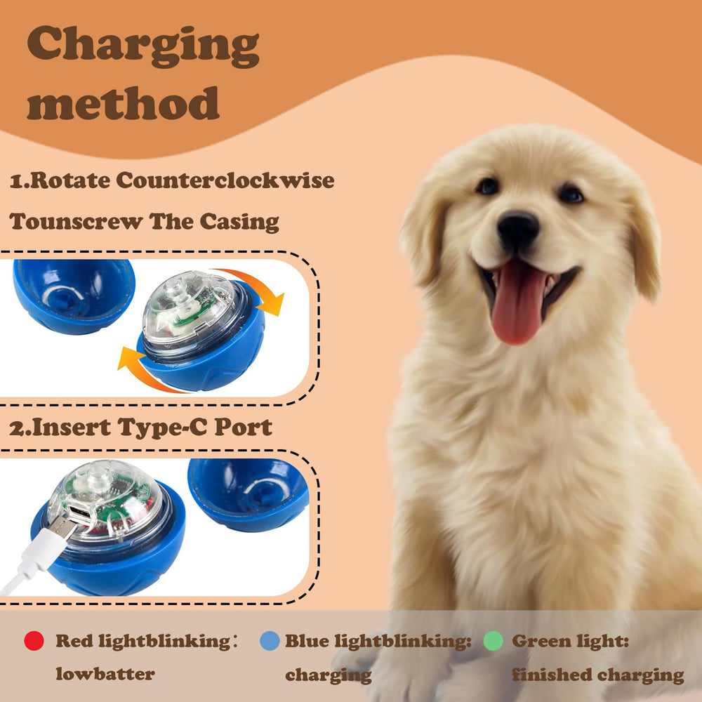 Aidmgndz Smart Jumping Dog Ball chew-resistant design for teething puppies and chewers