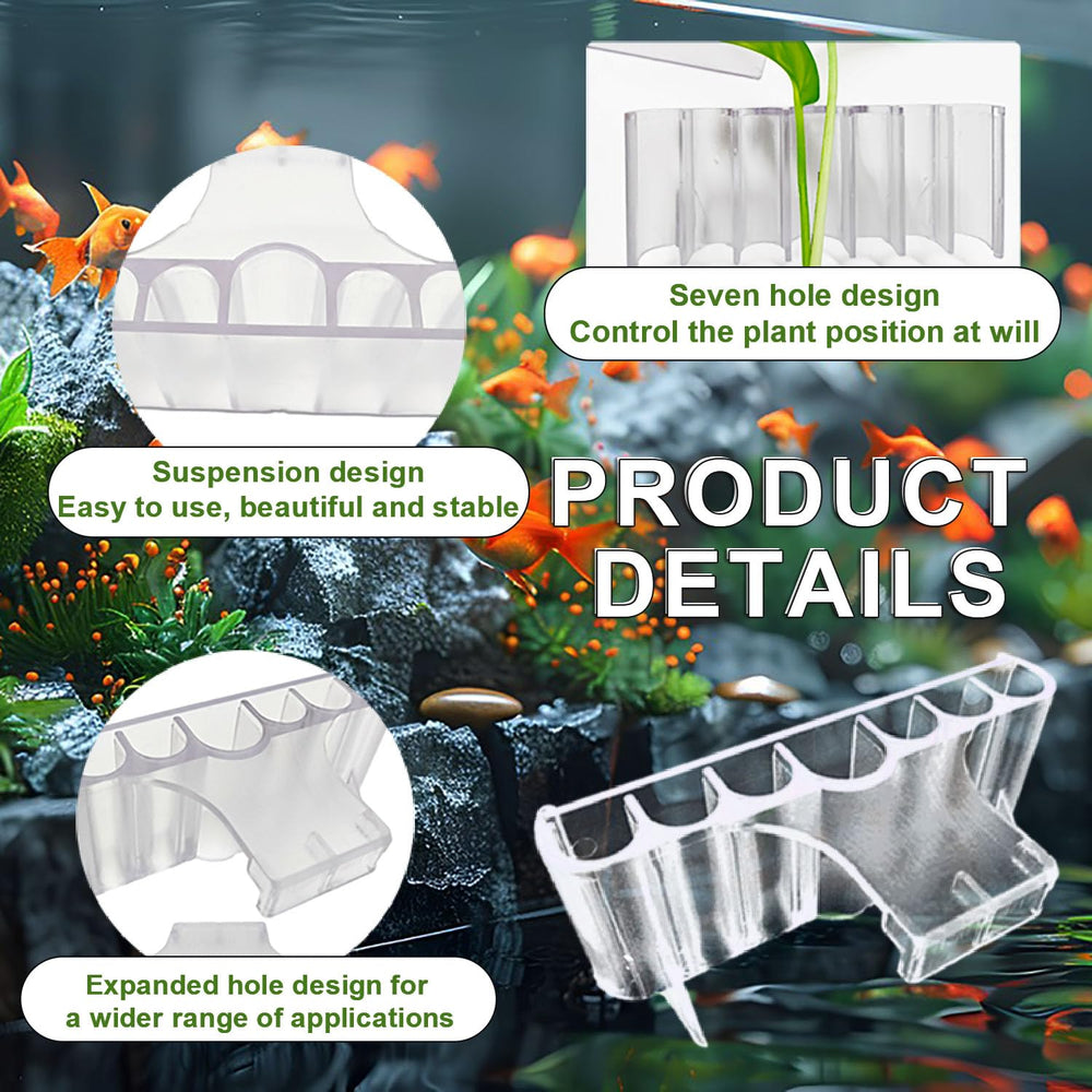 Aidmi plant holder removable baffles close-up emphasizes easy cleaning and maintenance