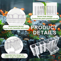 Aidmi plant holder removable baffles close-up emphasizes easy cleaning and maintenance