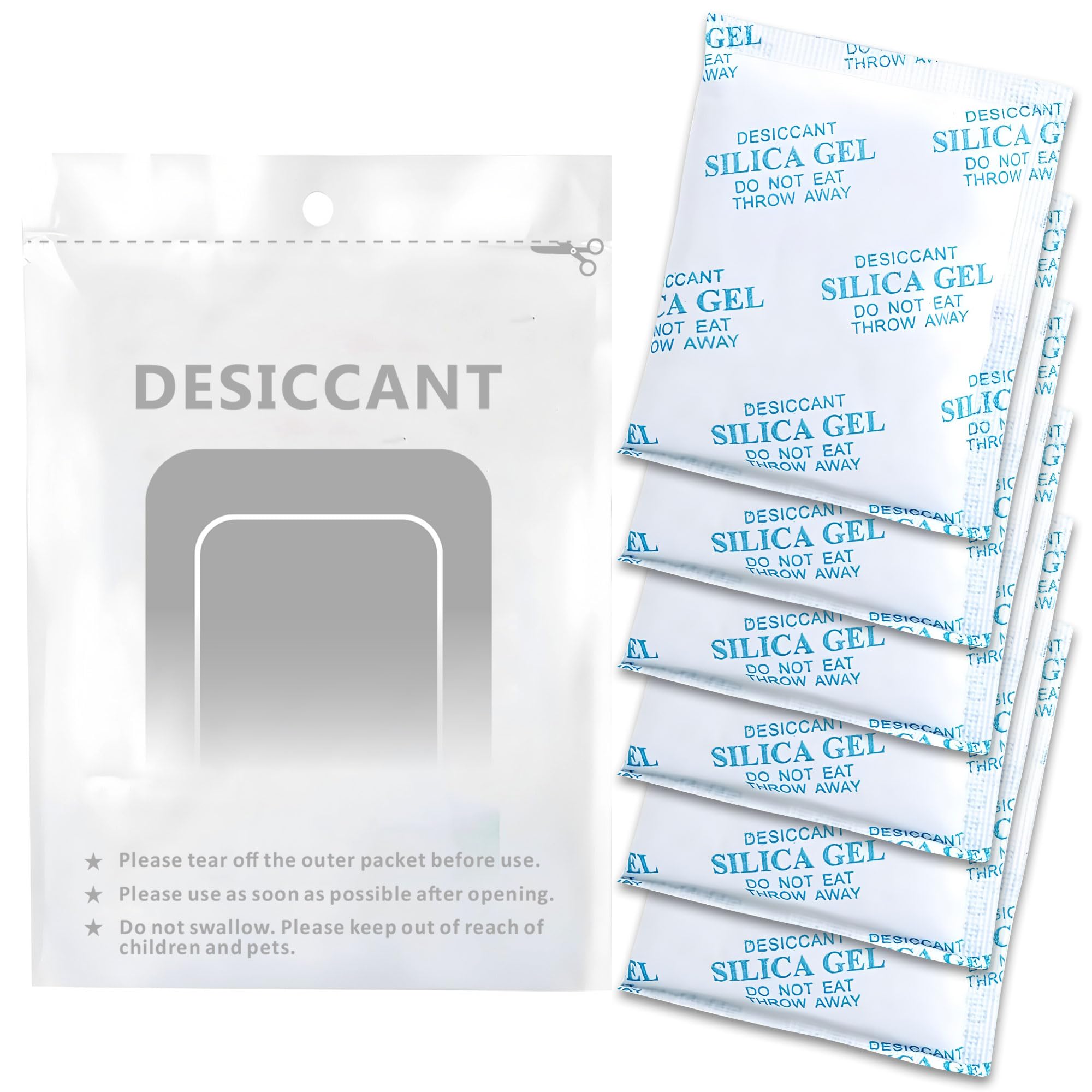 aidowocam desiccant bag pack helps moisture control for dry pet food.