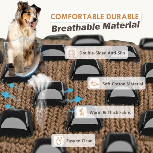 AIEDOULER paw socks help prevent licking and scratching during paw irritation