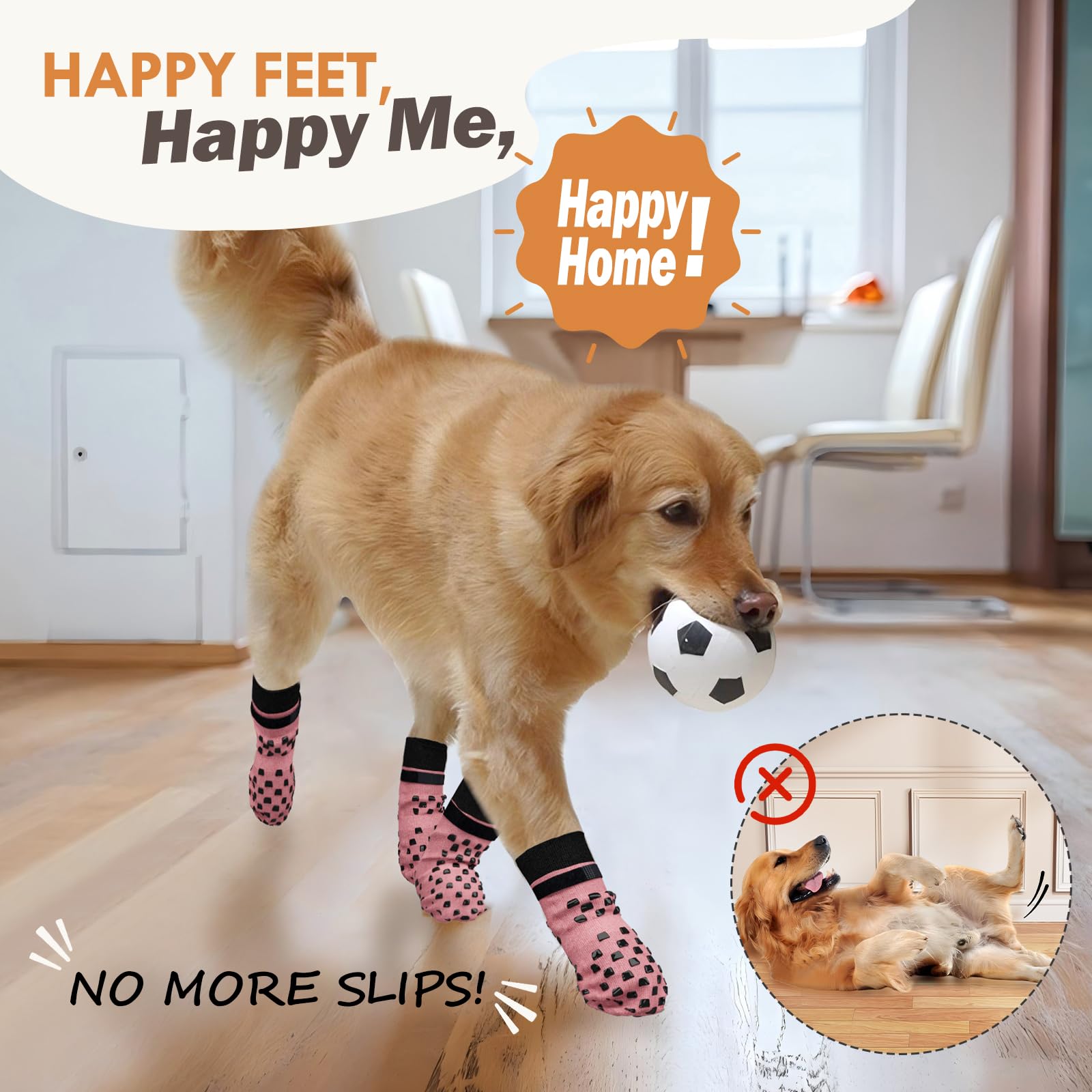 AIEDOULER calcetines para perro, comodidad todo el año, ideal en invierno.
