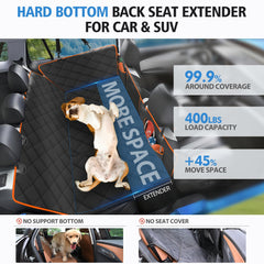 AIEDOULER dog car seat cover for back seat protects leather and cushions from claws.