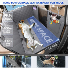 AIEDOULER dog hammock secure fit over rear seats for stable travel