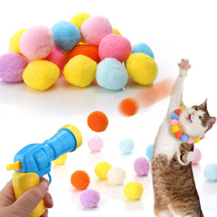 AIERSA cat-ball-launcher closeup for safe indoor play with your cat
