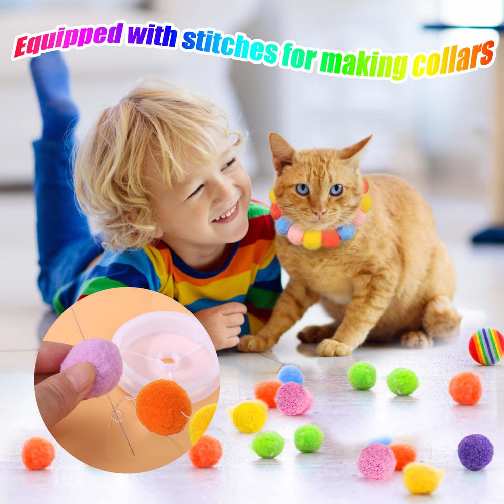 AIERSA cat playing with balls demonstrates solo-play energy release