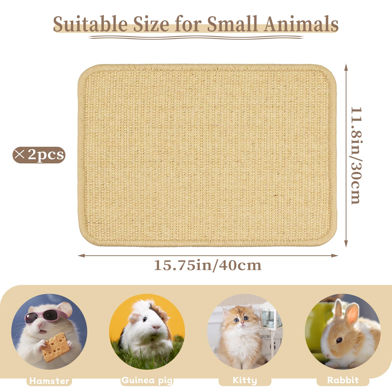 Aifong rabbit scratch mat side detail illustrating breathable bed and cooling feel