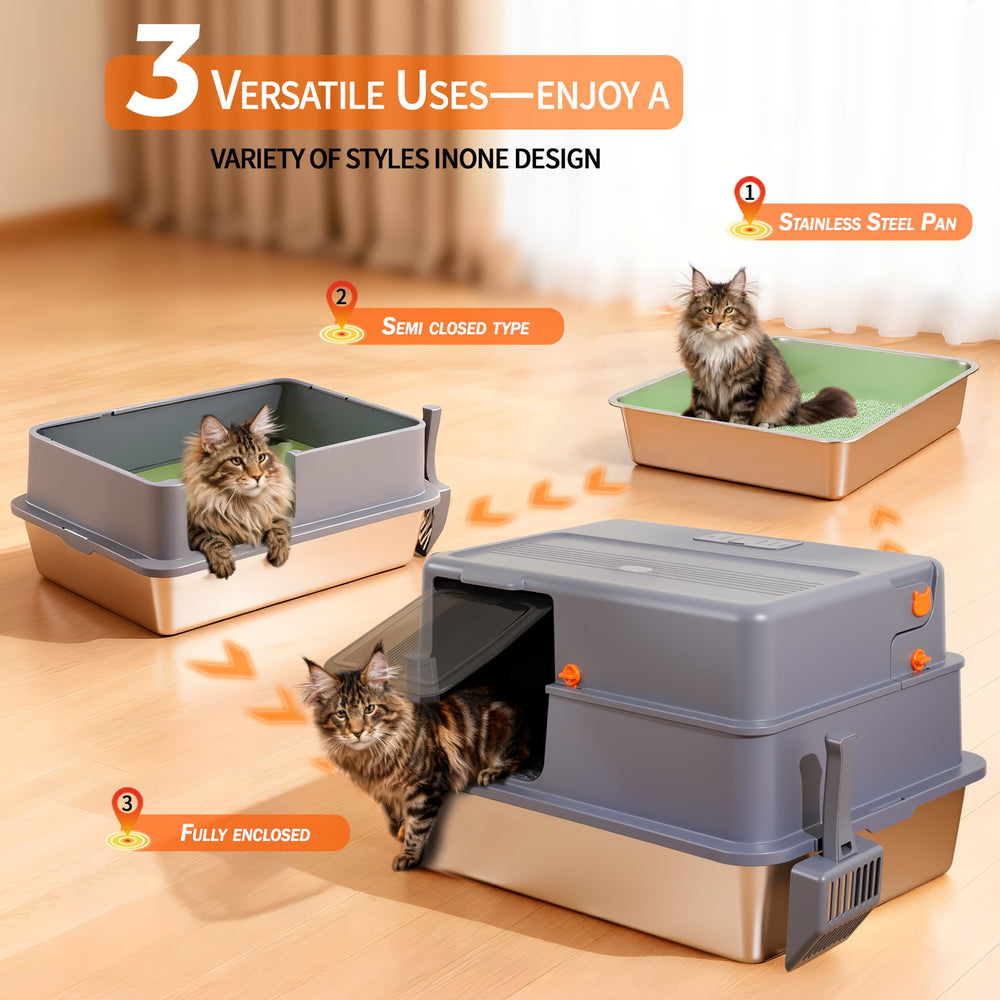 AIFUN XXXL lid partially covered for balanced airflow and privacy