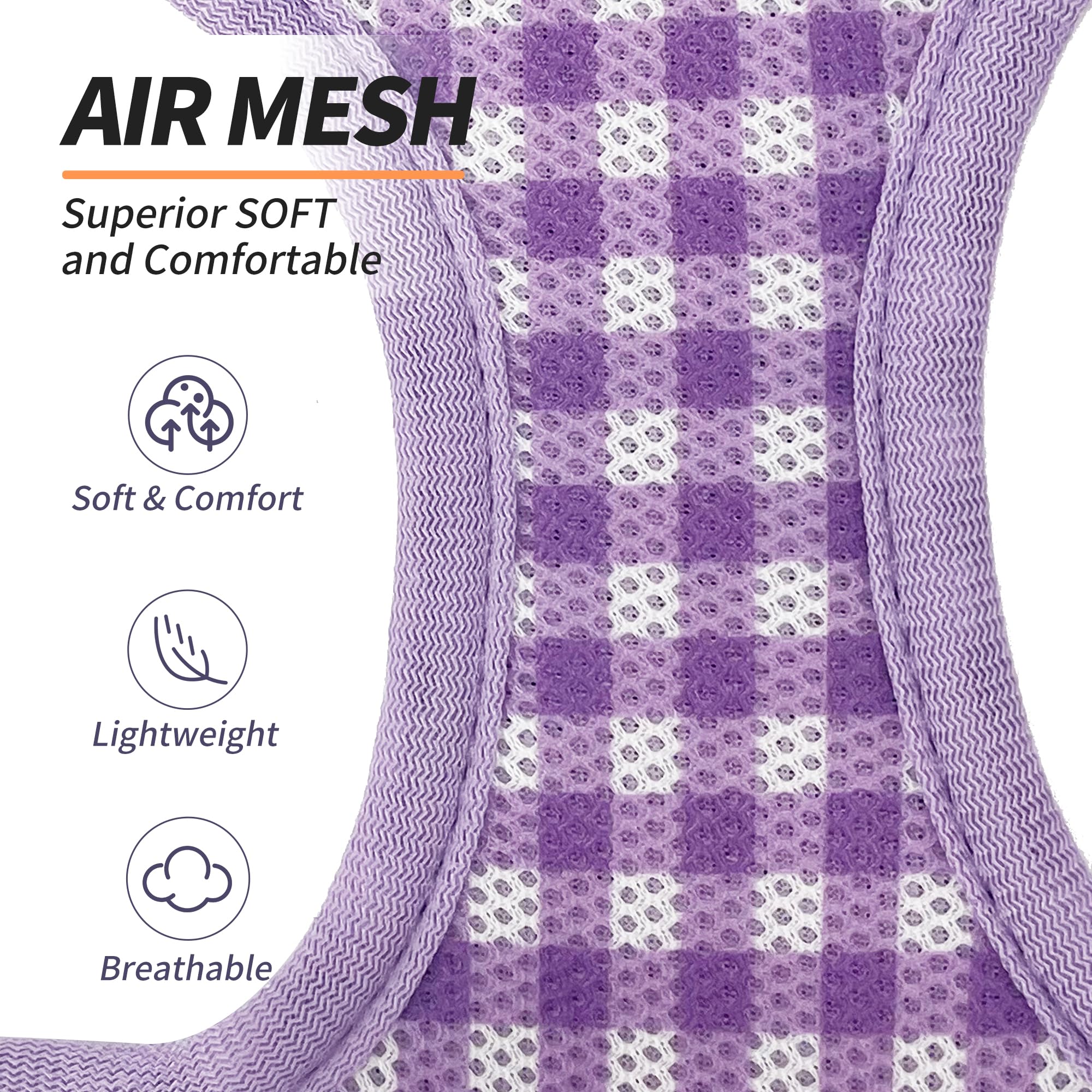 Aiitle harness escape-proof design with Velcro and double O-rings for confidence