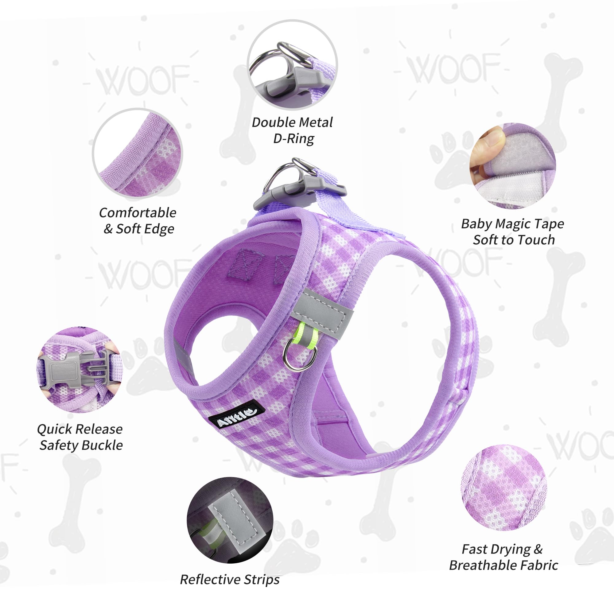 Aiitle harness reflective-bands boost visibility for safer night walks
