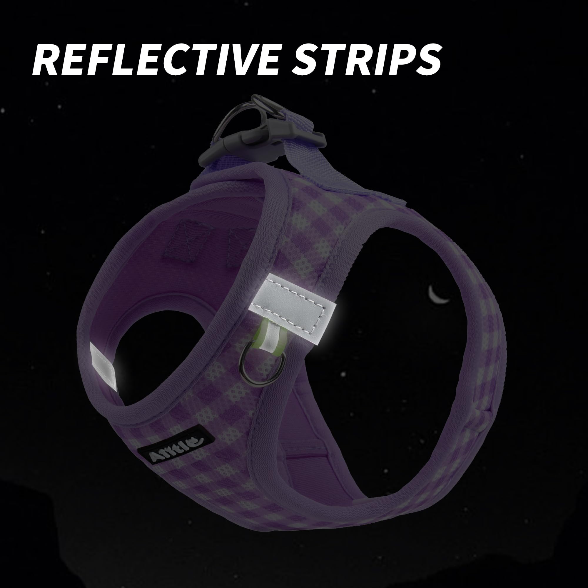 Aiitle harness step-in easy-on-off design for quick setup