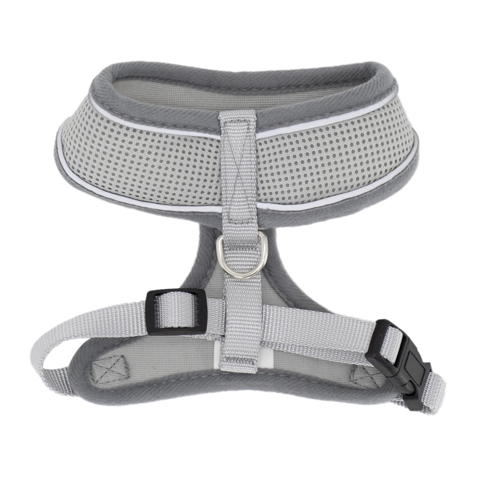 Aiitle harness grey – reflective strips enhance visibility for evening jogs or hikes.