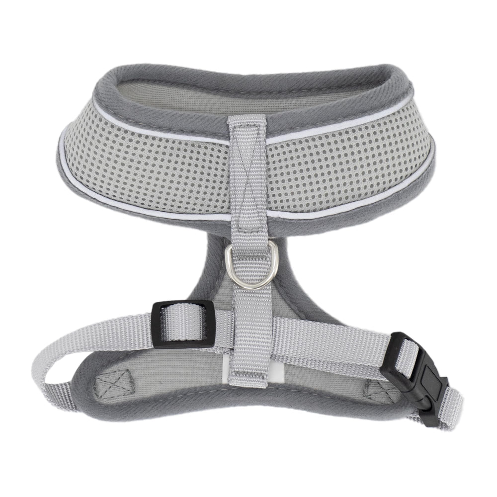 Aiitle harness grey – reflective strips enhance visibility for evening jogs or hikes.