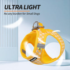 AIITLE reflective bands harness at night providing visibility for dogs.