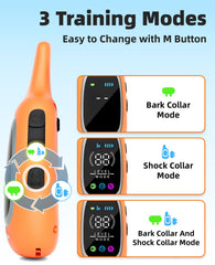 AIKEEP IP67 waterproof collar for rain, swimming, and mud during outdoor sessions.