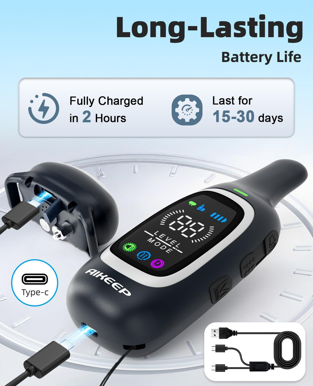 AIKEEP safety lock prevents accidental operation during handling