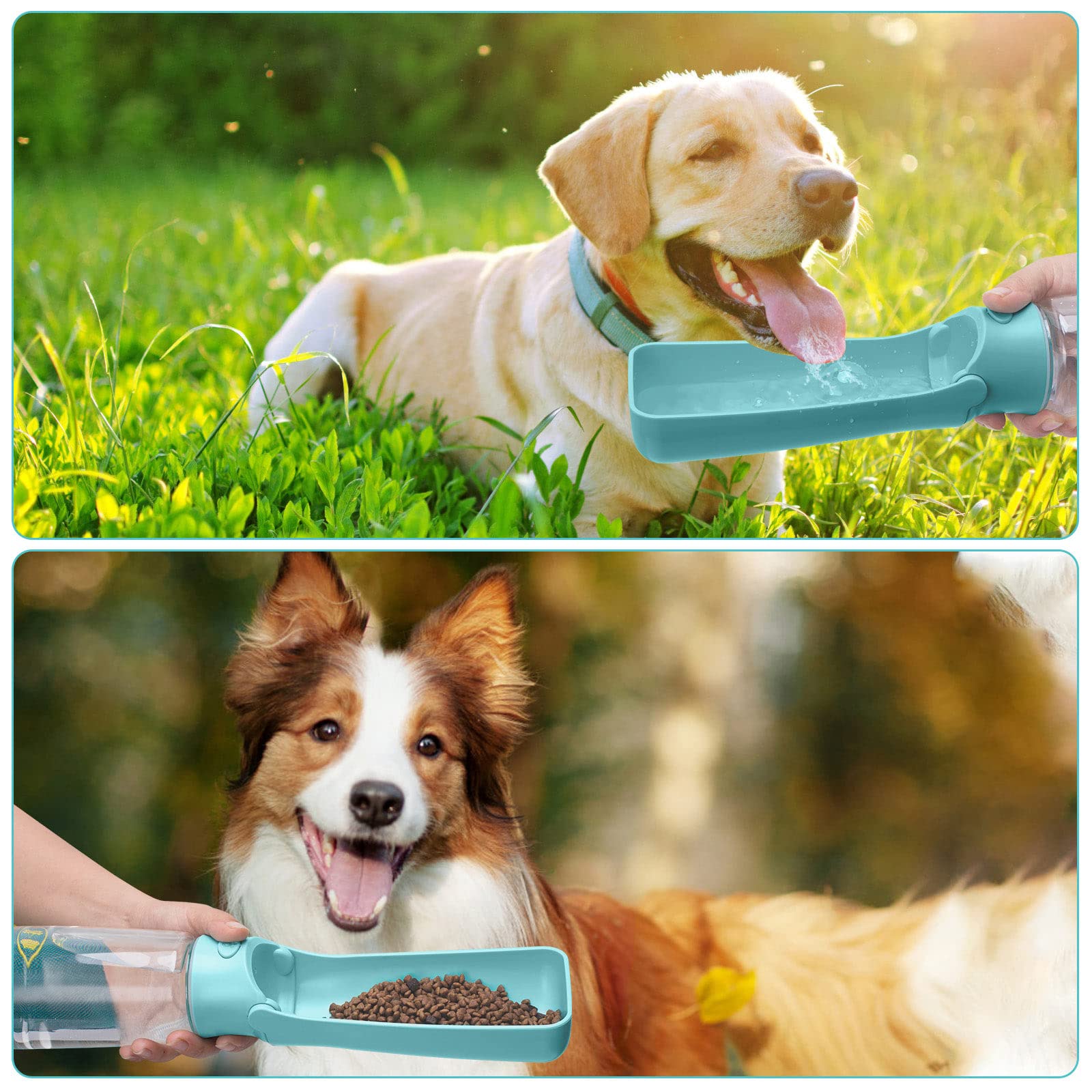 AIKIDS blue travel bottle ideal for camping and daily activities.