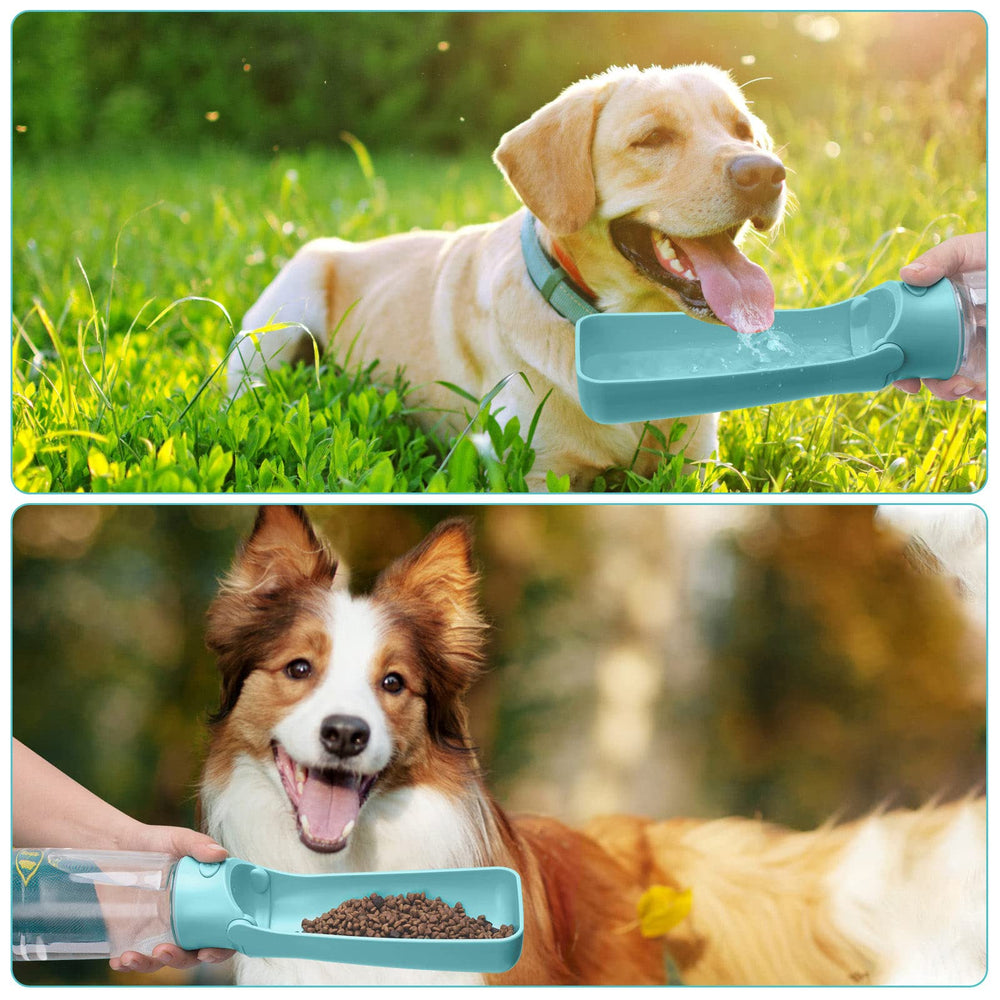 AIKIDS blue travel bottle ideal for camping and daily activities.