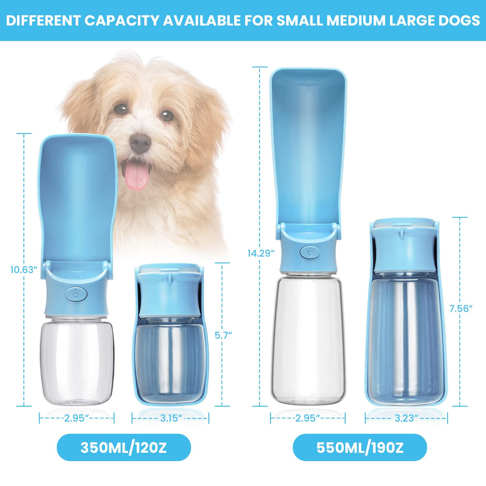 AIKIDS bottle's wide 82mm sink enables quick, comfortable drinks for pets