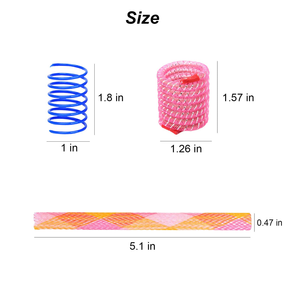 AIMICOCA cat tube spring toy set ready for versatile shapes and chasing