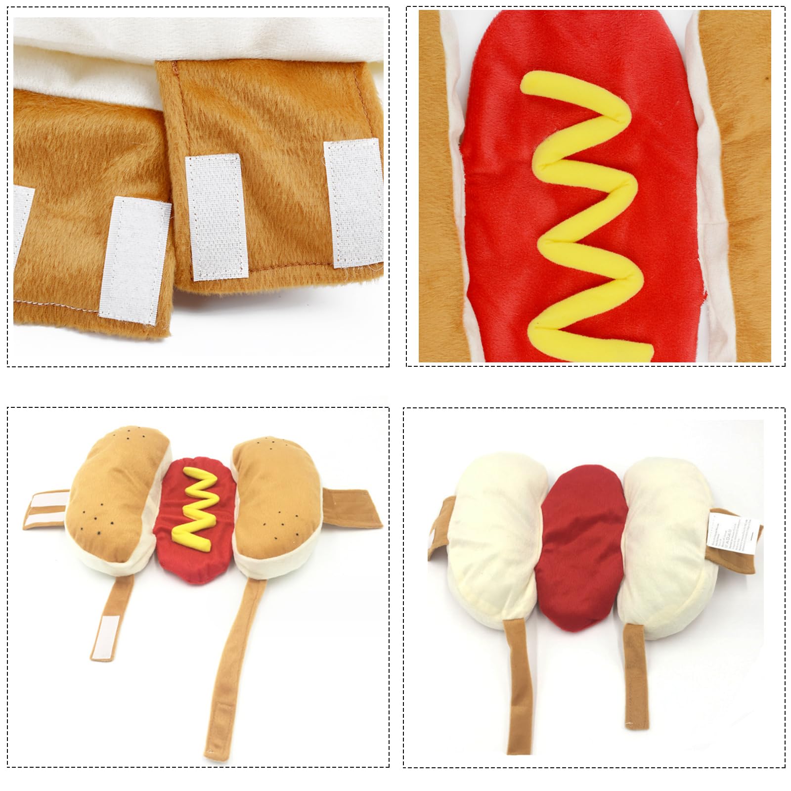 AIMICOCA hot dog costume ready for holiday photos and events.