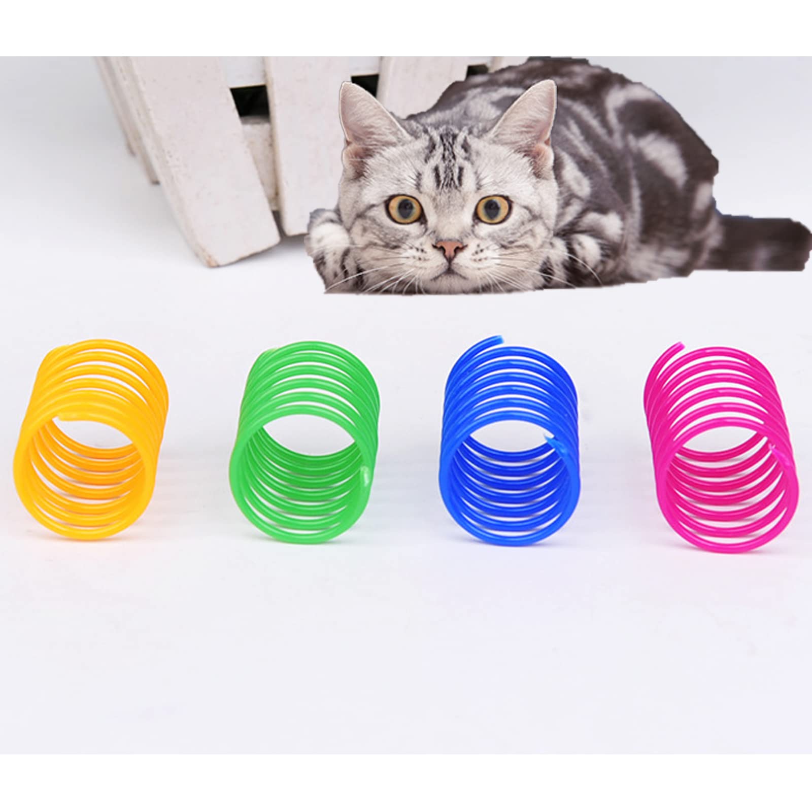 AIMICOCA non-toxic plastic construction provides safe, flexible play for kittens.