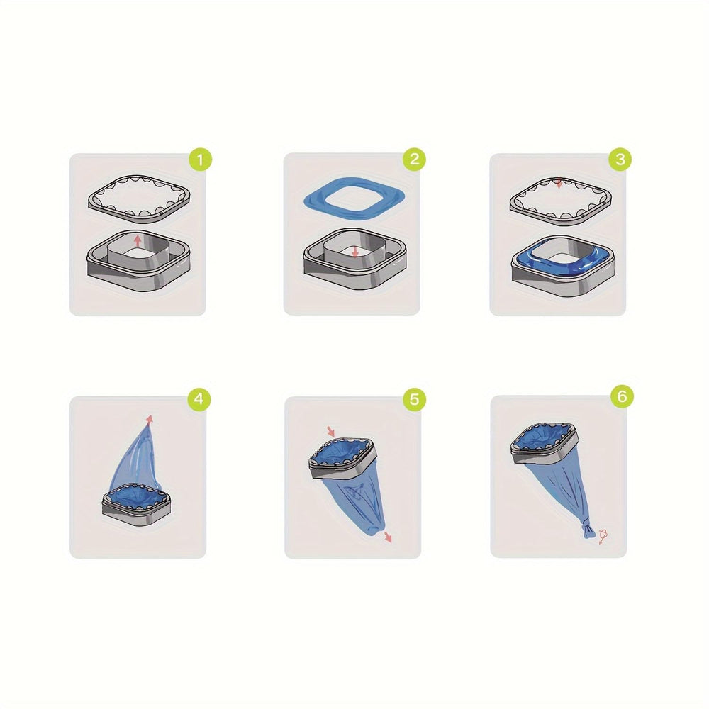 AIMIDODO 7-layer film protects odors and seals, reducing leaks during disposal.