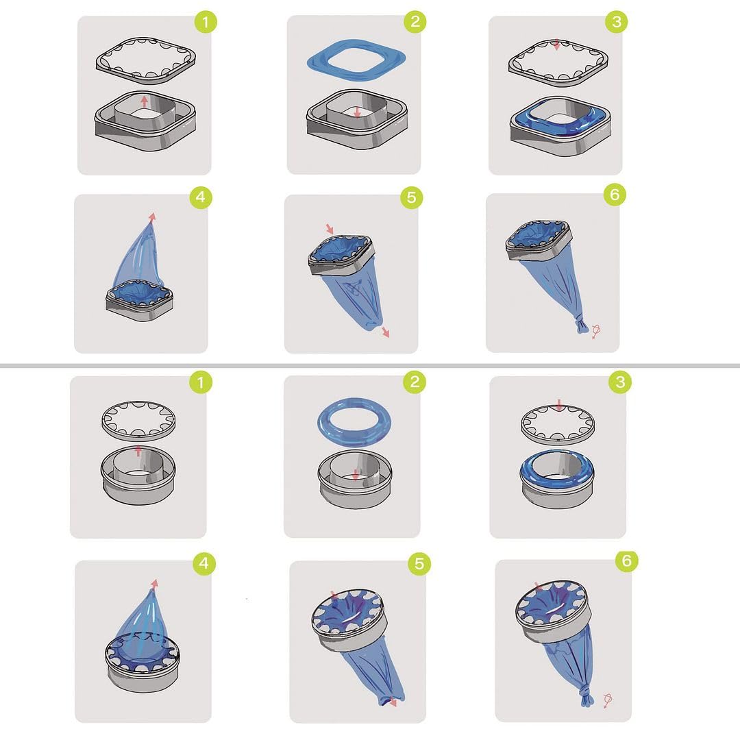 Aimidodo easy-assembly refill bags simplify installation in minutes