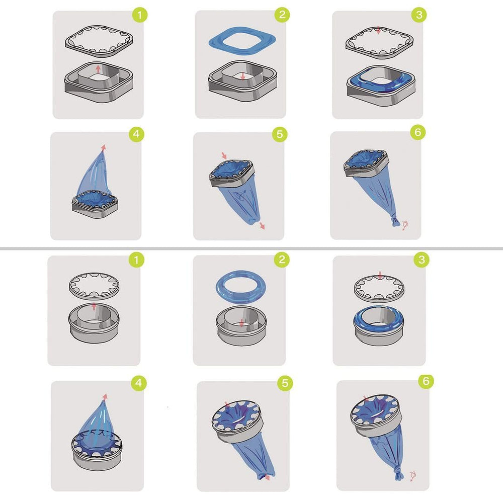 Aimidodo easy-assembly refill bags simplify installation in minutes