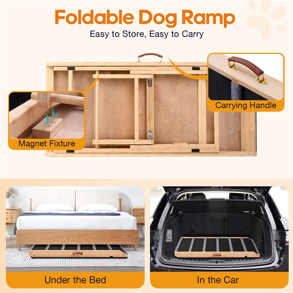 AIMSEAL dog ramp ready out of the box for quick setup.