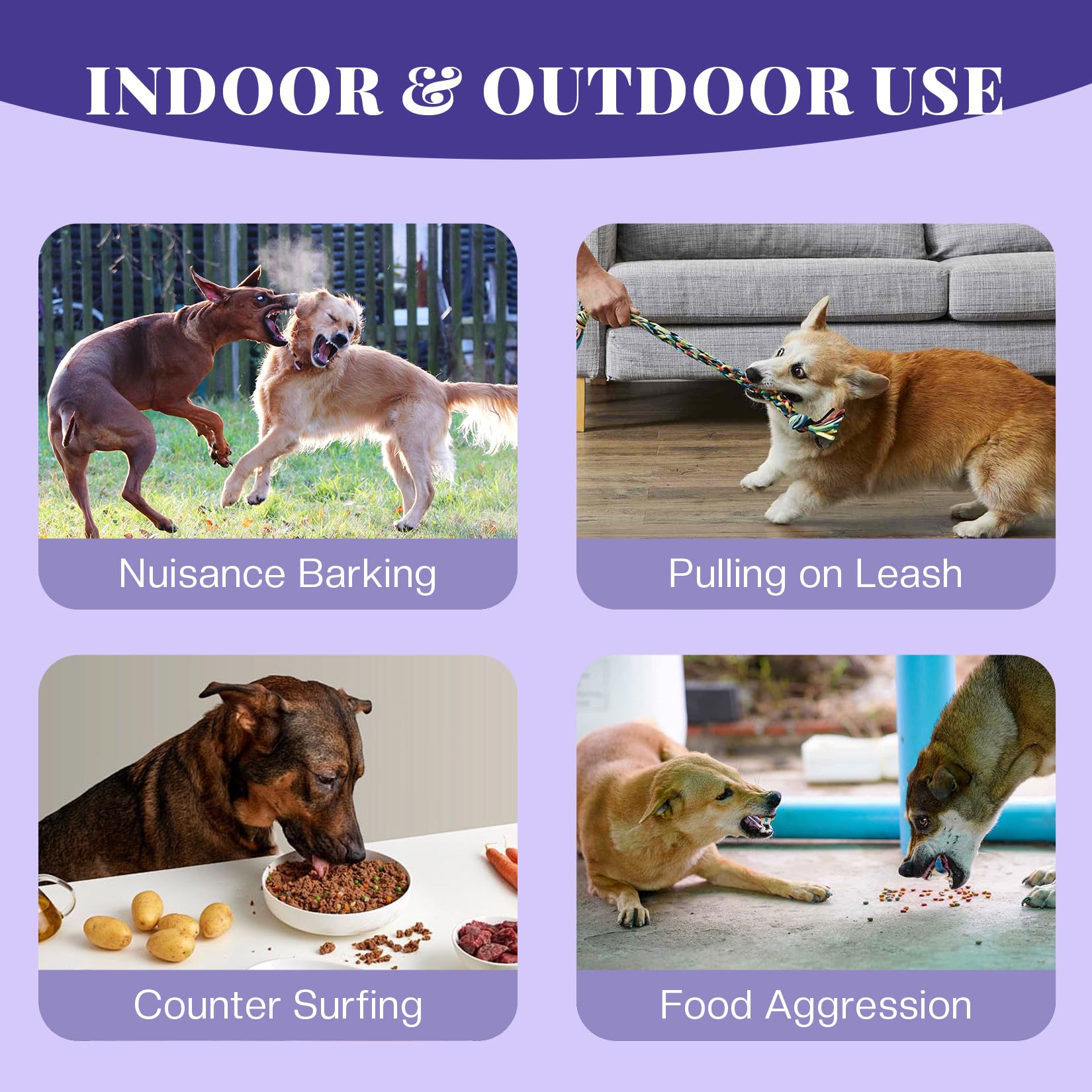 AIMSEIZE dog corrector spray is safe and non-toxic for dogs and homes
