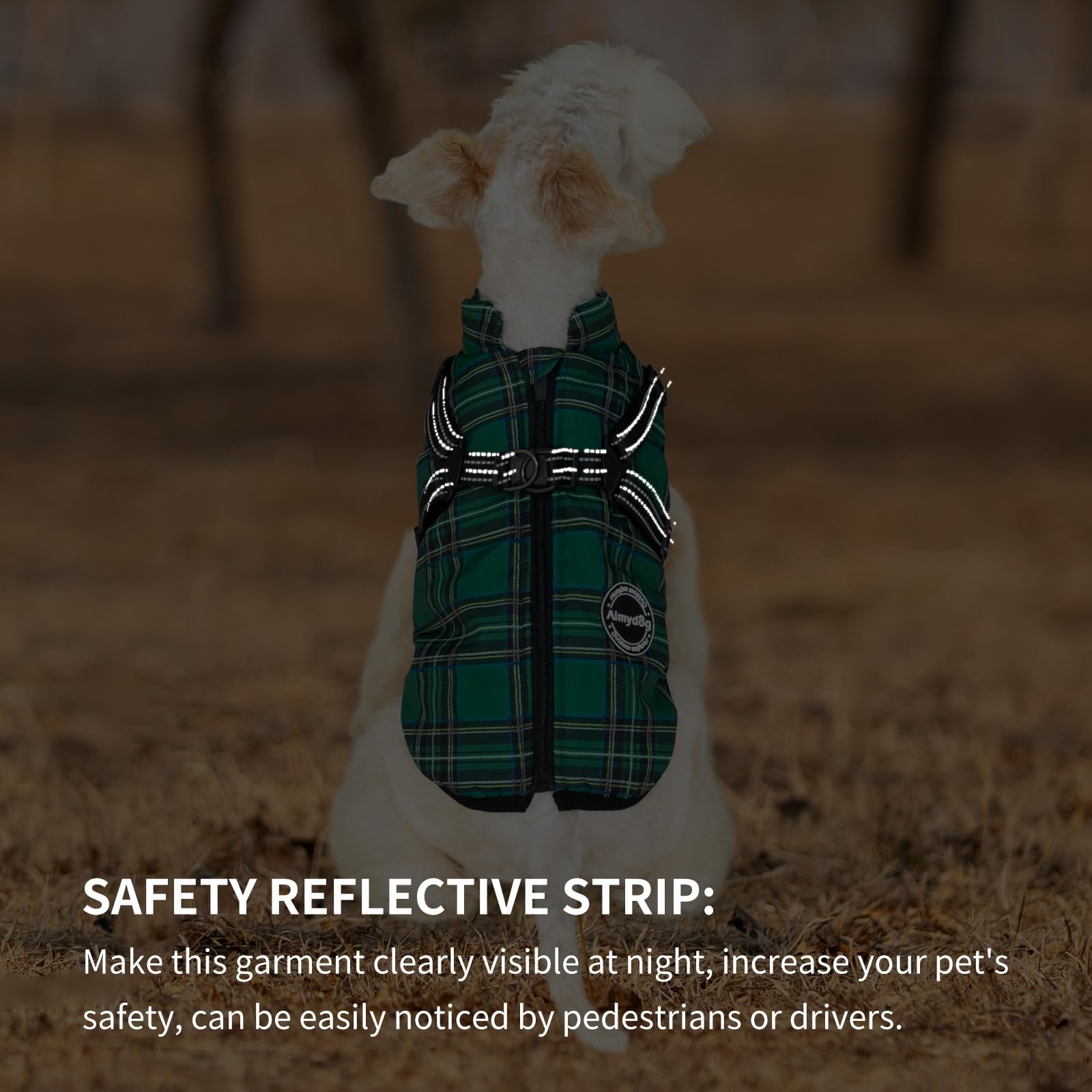 Aimydog size guide helps pick the right fit.