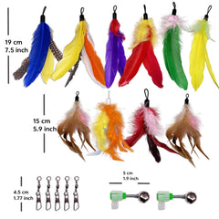 AINTE detachable bell toy features lightweight design reducing ingestion risk during play.
