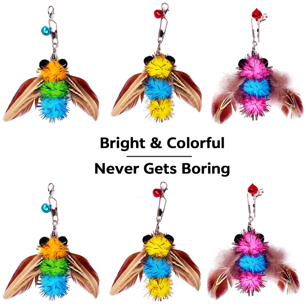 AINTE colorful insect refills arranged for kitten-friendly hunting scenarios