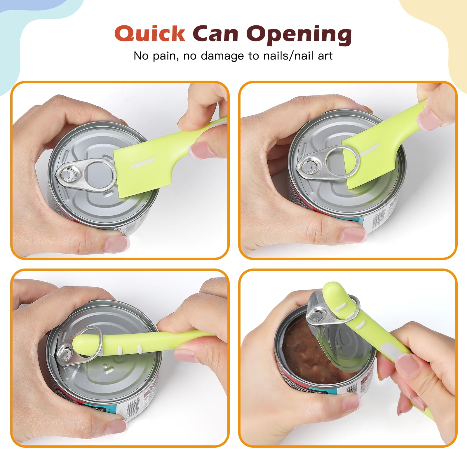 Ainvhh airtight lids seal cans and reduce fridge odors