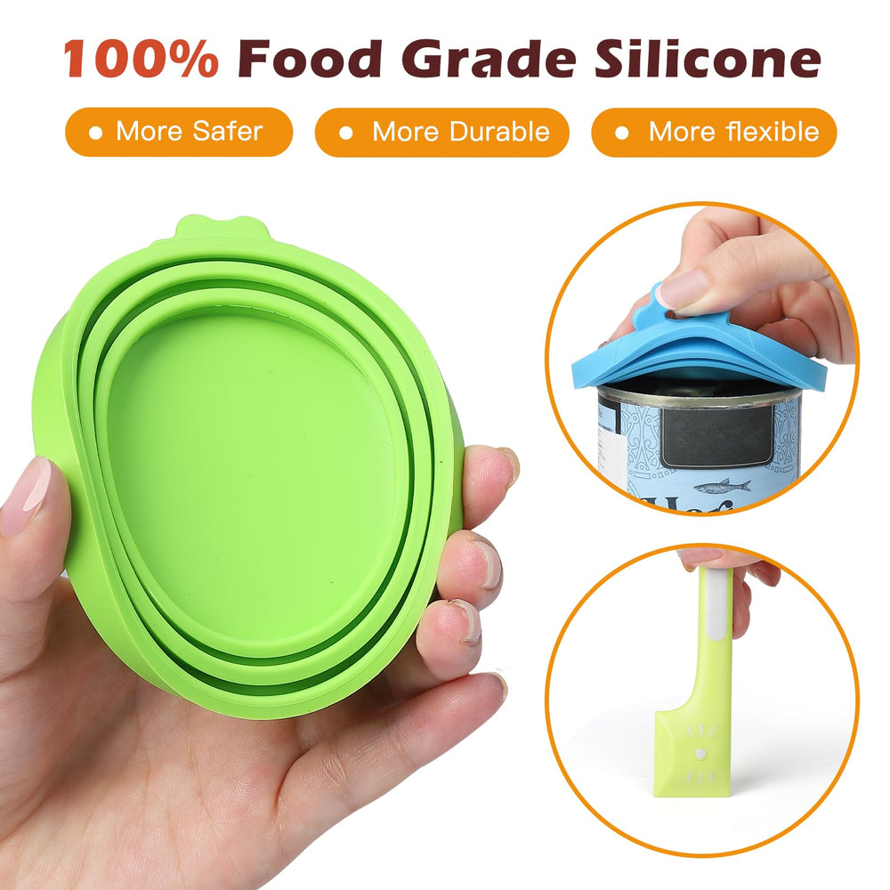 Ainvhh two-style spoons scooping wet food from a can