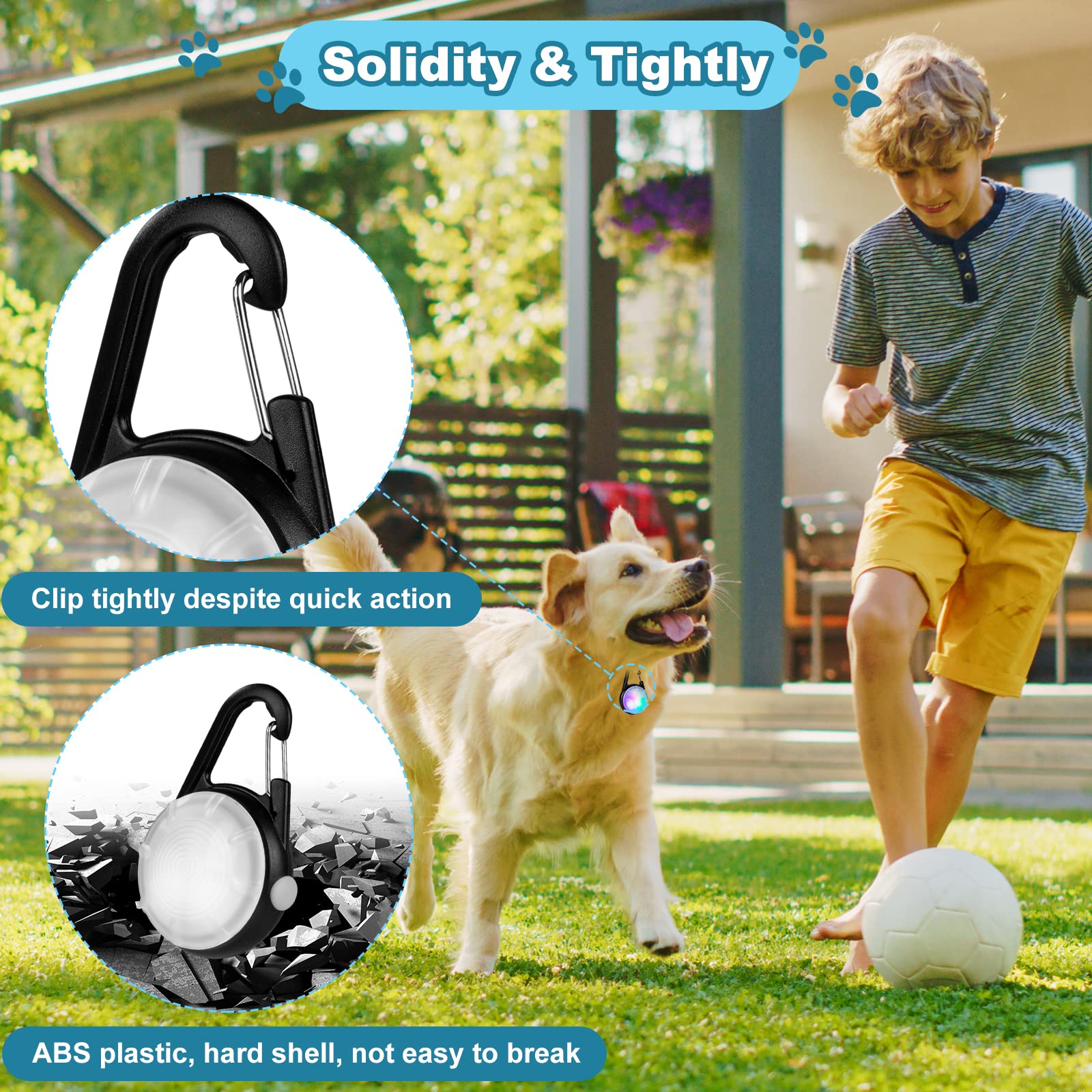 Aioauerk 3-year warranty dog light offers confidence and support if issues arise.