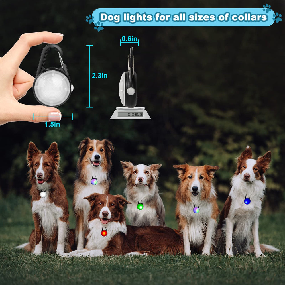 Aioauerk durable ABS-shell dog light endures outdoor adventures in any weather.