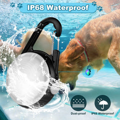 Aioauerk small-light dog light stays comfortable on dogs of all sizes.